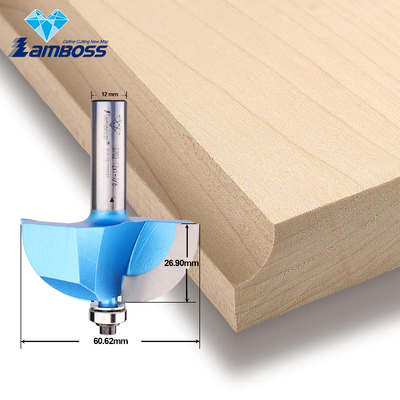 Lamboss 1/2 Chamfer Router Bit Milling Cutter Tools For Wood Cove Bit With Bearing কাঠের কোভ বিট সহ কাঠের কাটার সরঞ্জাম
